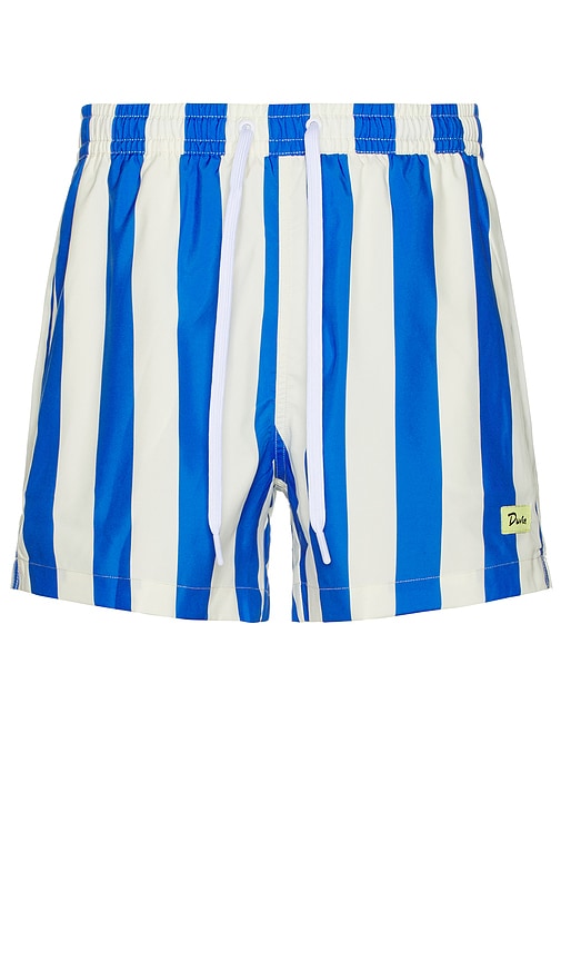 Shop Duvin Design Traveler Swim Short In 蓝色