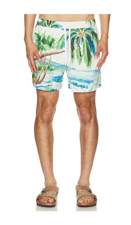Duvin Design Postcard Swim Shorts