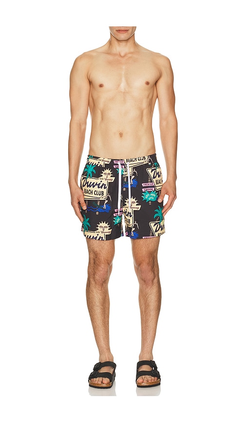  Duvin Design Badeshorts Fresh Air In Black. Größe S. Also In M, L, Xl/1x. 