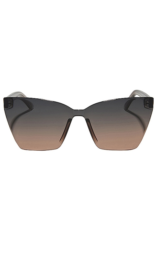 dime optics Glendale Sunglasses in Crystal Cool Grey & Orchid Gradient
