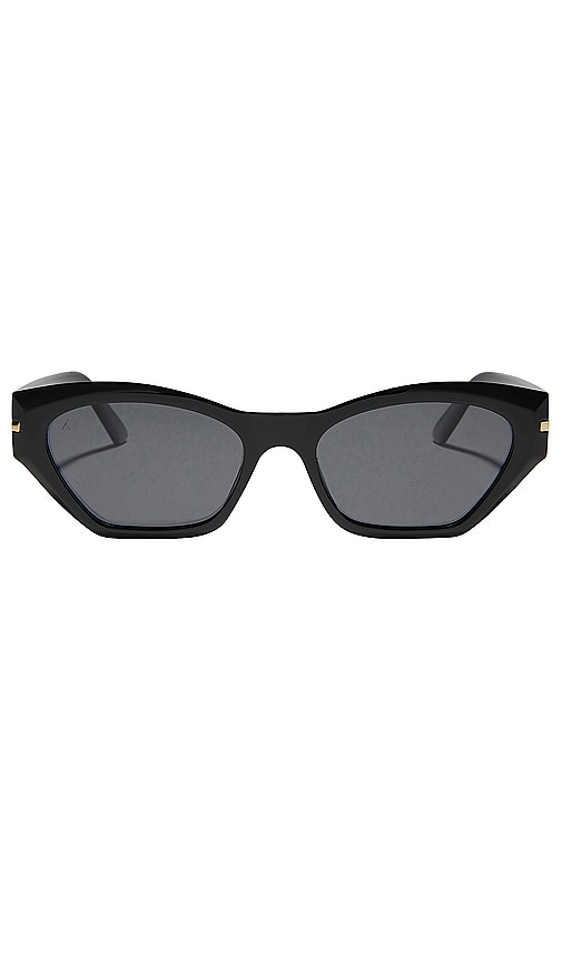 Shop Dime Optics Sawtelle Sunglasses In Black & Polarized Grey