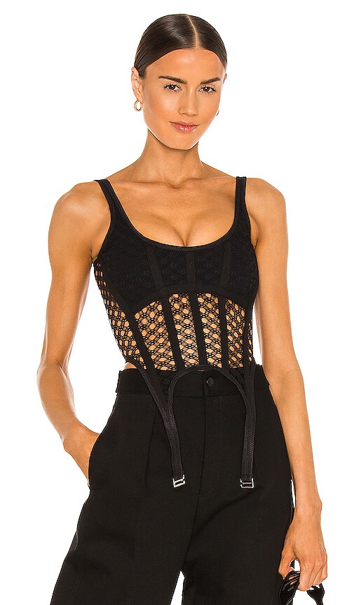 Dion Lee CROCHET ビスチェ - Black | REVOLVE