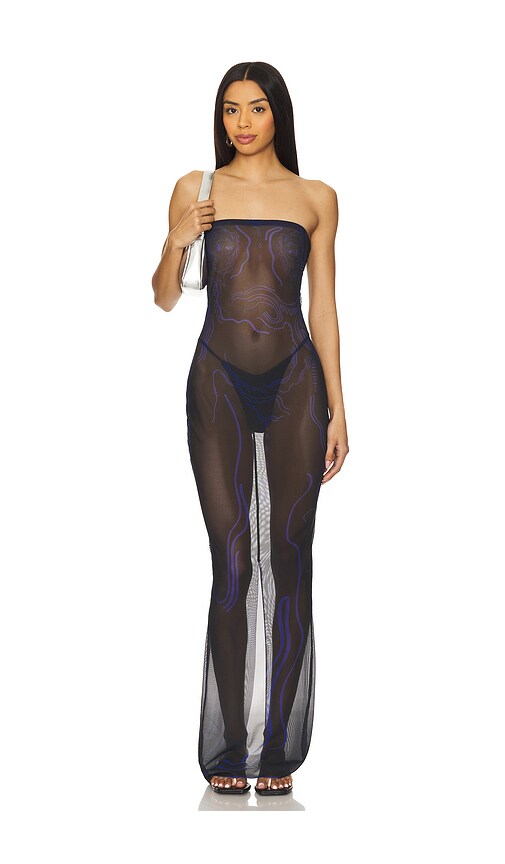 Venus Shell Mesh Dress