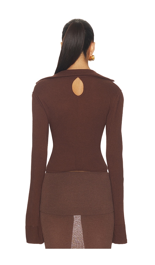  Di Petsa Oberteil La Davina In Brown. Größe L. Also In Xs. 