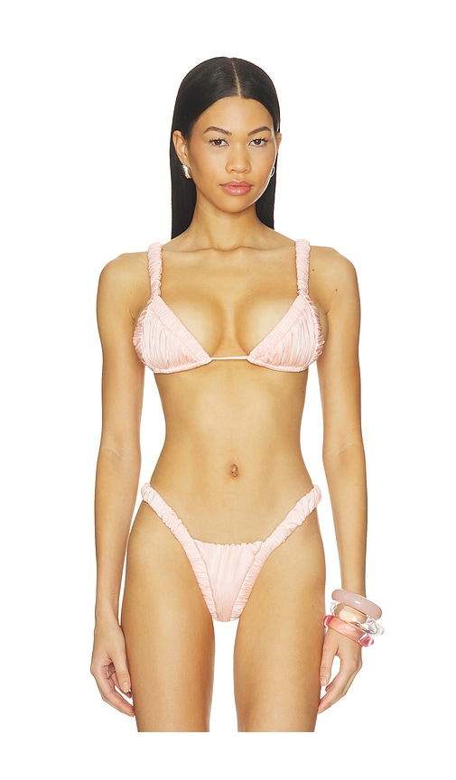 Ada Bikini Top by Divino Seas in Soft Pink