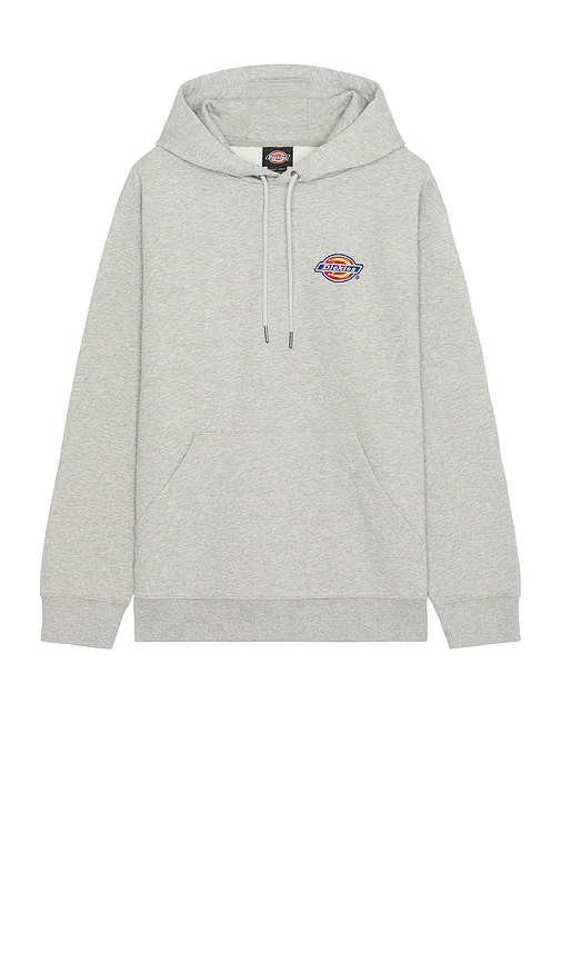 Shop Dickies Chest Hit Logo Hoodie In Grey