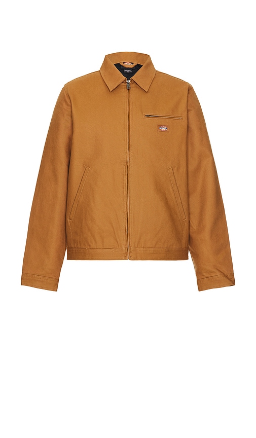 Shop Dickies Canvas Jacket In Tan