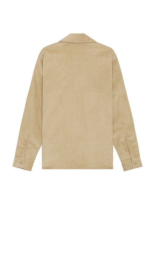 Shop Dickies Corduroy Long Sleeve Shirt In 卡其