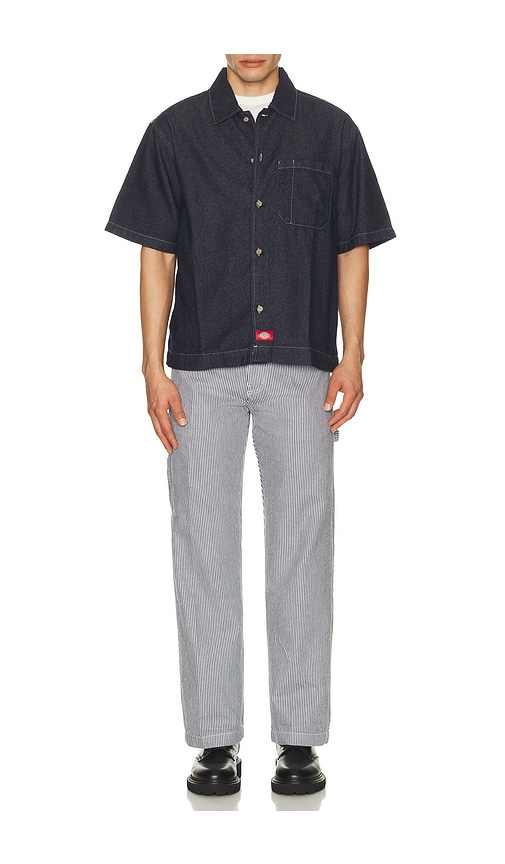 Dickies Hemd Denim In Navy. Größe S. Also In M, L. 