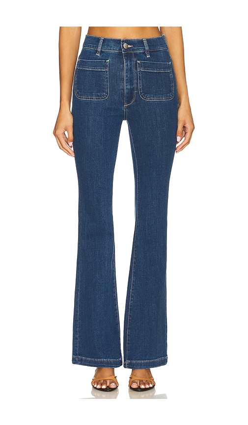 Bridget High Rise Bootcut in Blue. - size 34 (also in 23, 24, 25, 26, 27, 28, 29, 30, 31, 32, 33)