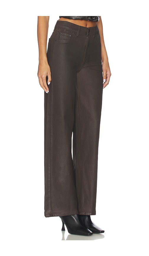 Dl1961 Hepburn High Rise Wide Leg Jeans In Brown