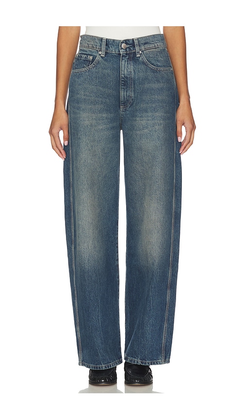 Dl1961 Taylor Ultra High Rise Barrel Jeans In Blue