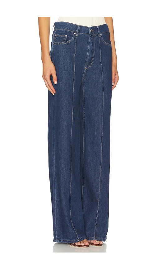 Dl1961 Hepburn High Rise Wide Leg Jeans In Blue