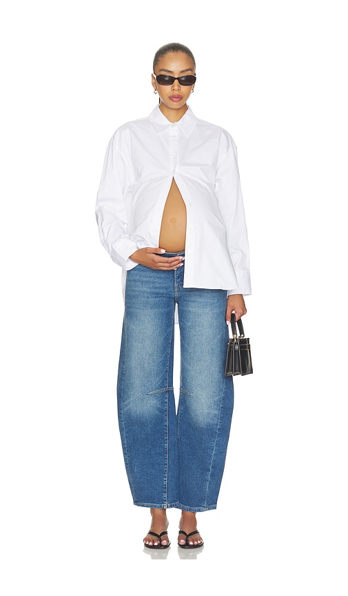 DL1961 X Bumpsuit Miro Barrel High Rise Maternity Jeans | Thumbnail 5
