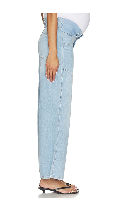 DL1961 X Bumpsuit Hepburn Wide Leg High Rise Maternity Jeans | Thumbnail 3