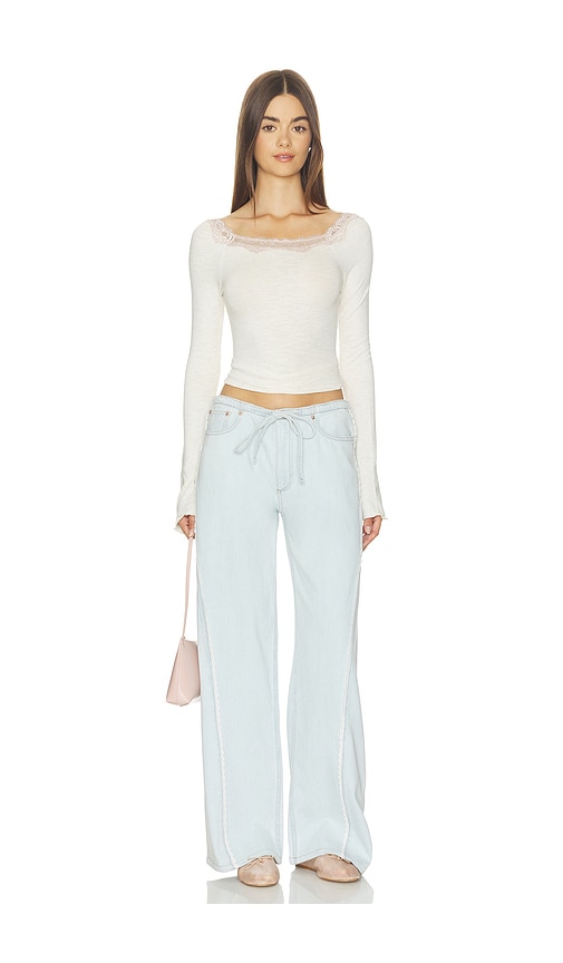 DL1961 Aura Sienna Low Slung Relaxed Wide Leg Jeans | Thumbnail 5