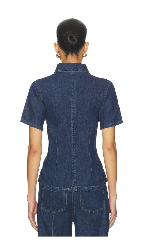  Dl1961 Hemd Joice In Blue. Größe S. Also In Xs. 