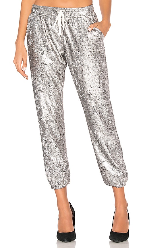 sequin jogging pants