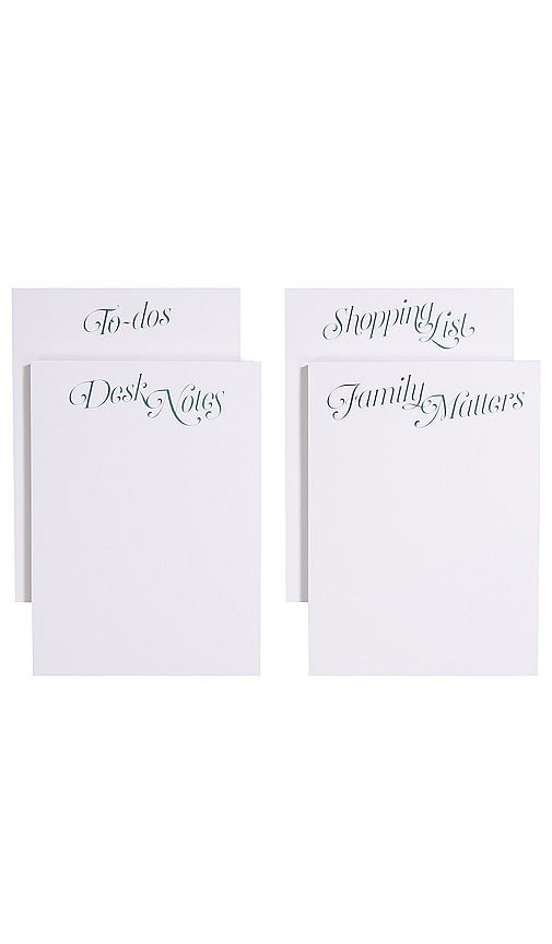 Dear Annabelle Maison Notepad Set In White