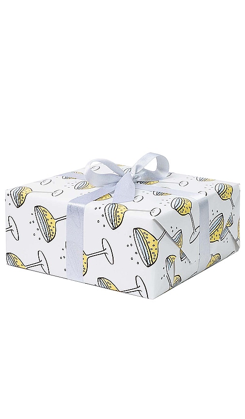 Shop Dear Annabelle Bubbly Wrapping Paper In Yellow
