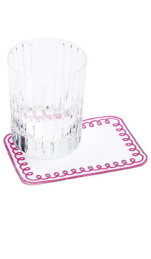 Shop Dear Annabelle Loopy Cocktail Napkins In White