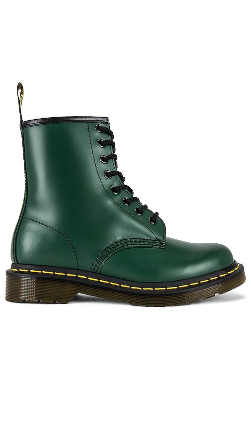 Dr. Martens 1460 8-Eye Boot in Green.