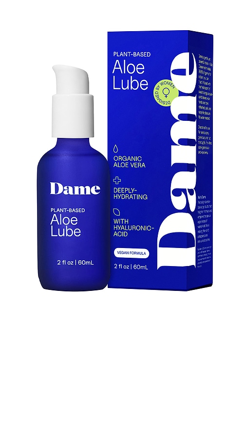 Dame Aloe Lube 2oz In Blue
