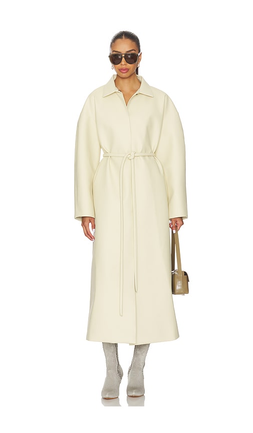 Diana Milkanova Studio Oversized Coat In White