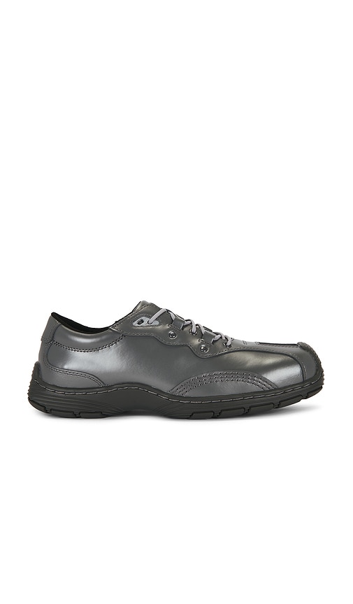 Arlie Martin① Dr. Martens Satin Finish Leather Aurix 5i Shoe in Gunmetal | REVOLVE
