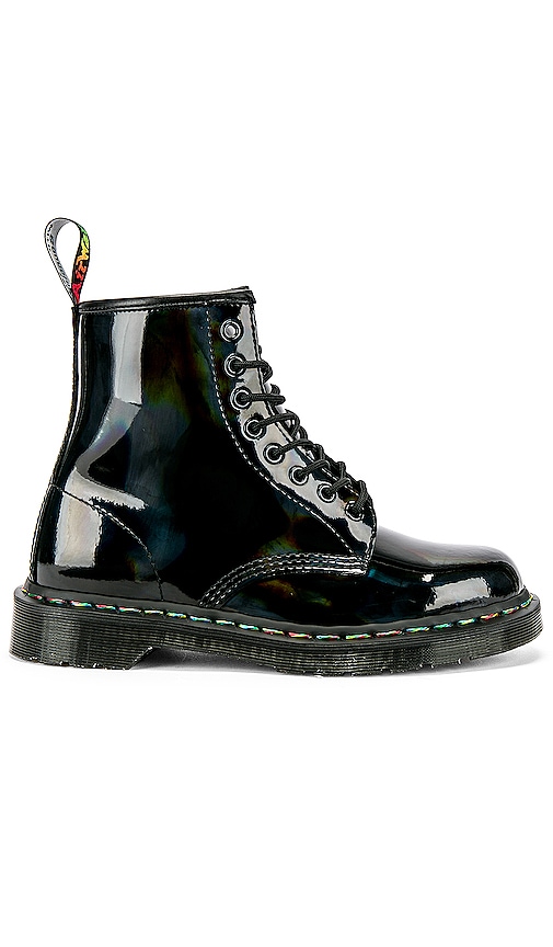 Dr. Martens 1460 Rainbow Boot in Black 