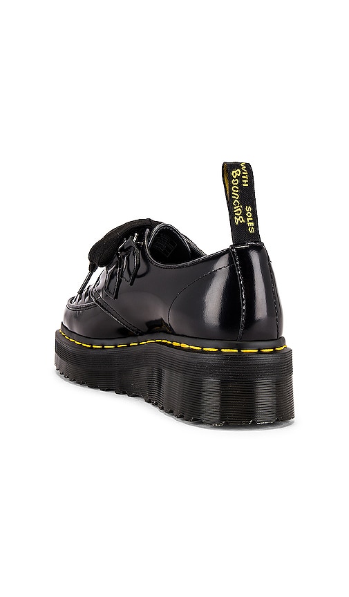 Sidney Leather Creeper Platform Shoes in Black