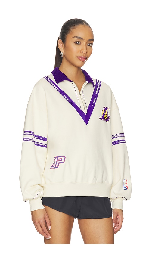 Dannijopro The Letterman Pullover In White