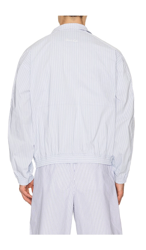 Dunst Light Harrington Jacket In Blue