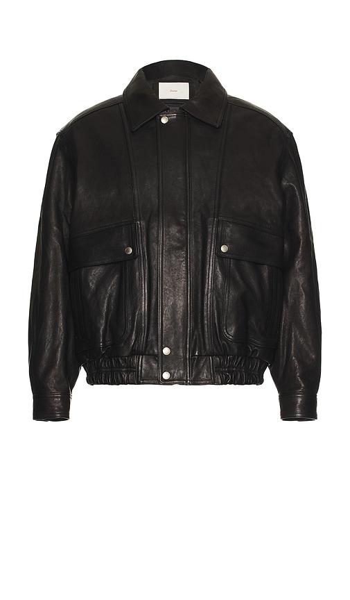 Dunst Oversized Vintage Leather Blouson