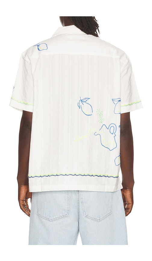 Dunst Hand Drawing Open Collared Shirt In Multi