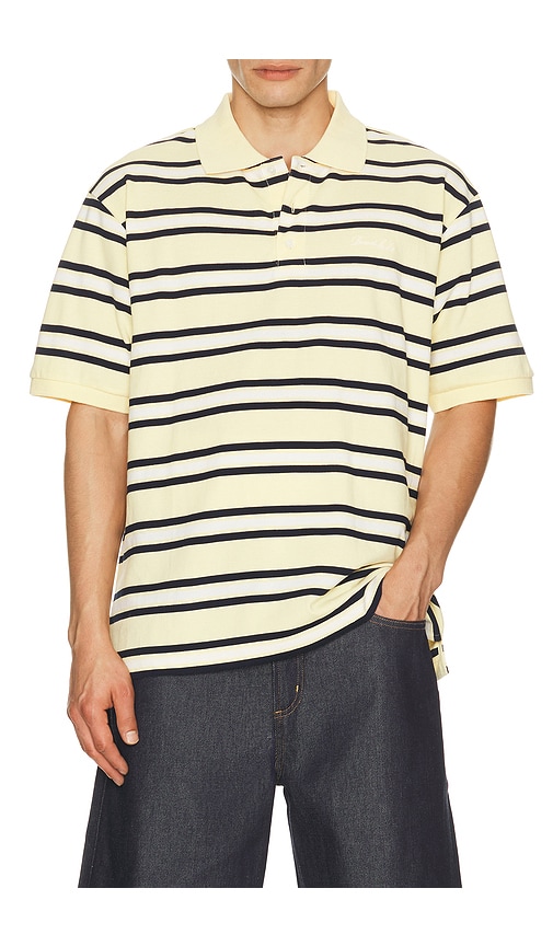 Dunst Chunky Striped Polo Shirt
