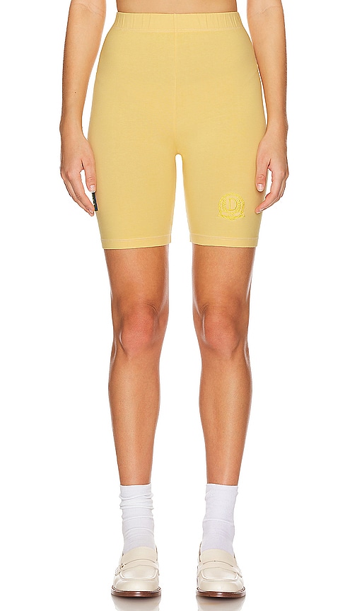 Shop Danzy Biker Shorts In 黄色