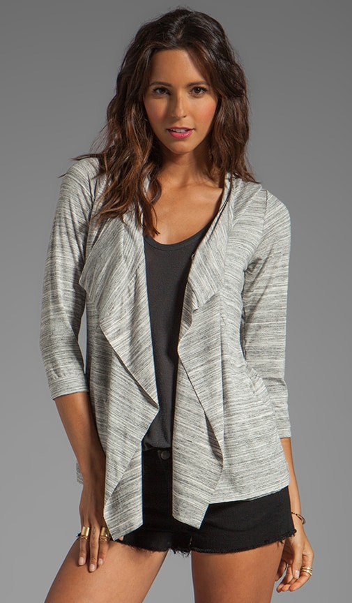 Classic Slub Hoodie Cardigan