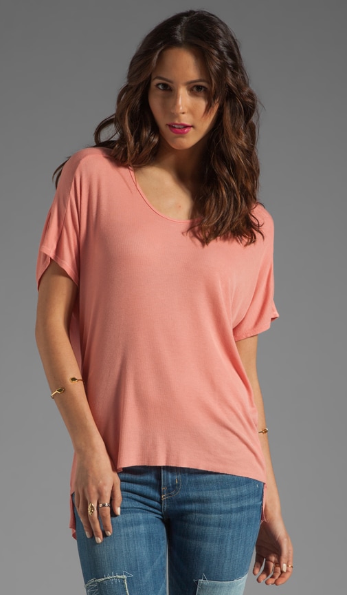2x1 Rib Dolman Short Sleeve