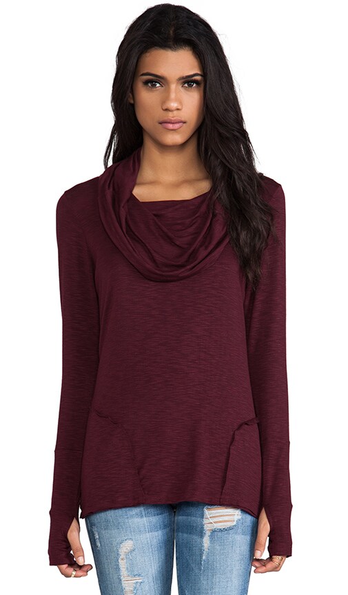 Cowl Neck Long Sleeve