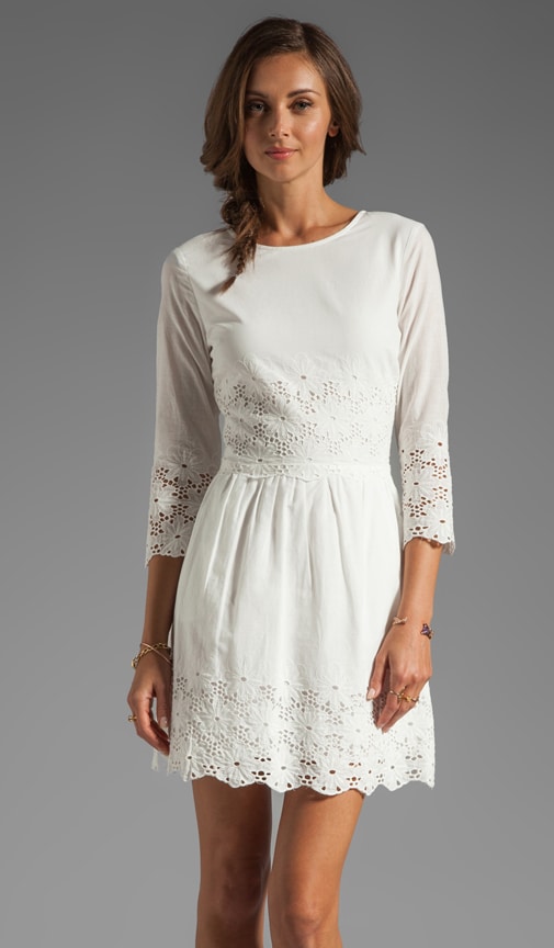 Val Hem Daisy Long Sleeve Dress