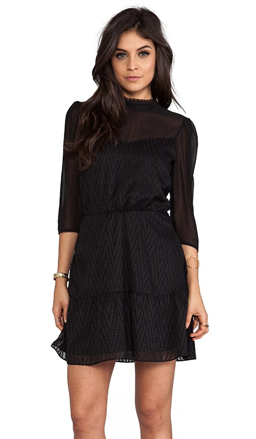 Halia Zigzag Dobby Dress