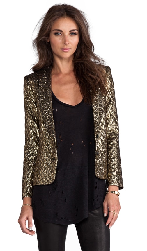 Ashna Metallic Tiles Blazer
