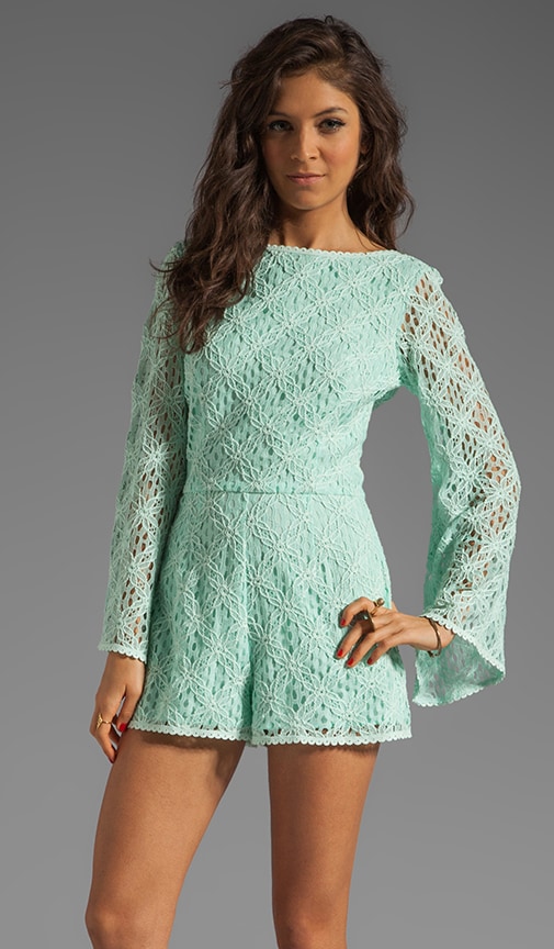 Seni Crochet Lace Romper