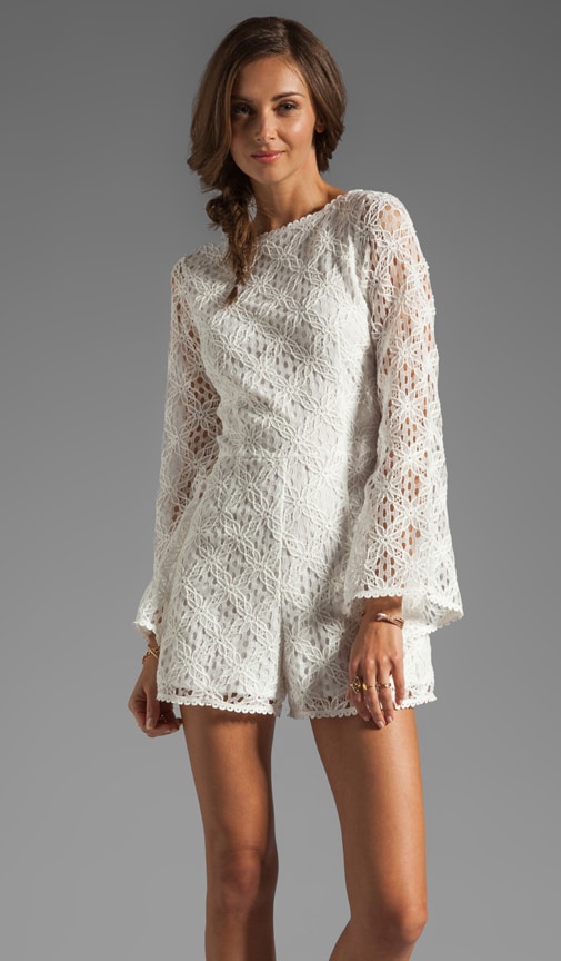Seni Crochet Lace Romper
