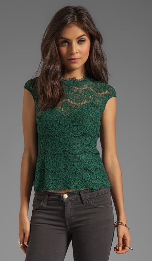Gemma Eyelash Lace Top