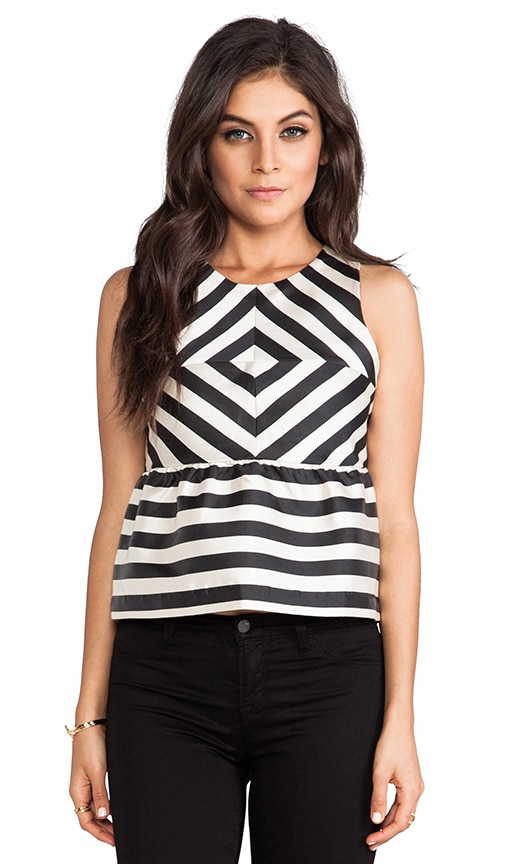 Lysia Silky Stripes Top