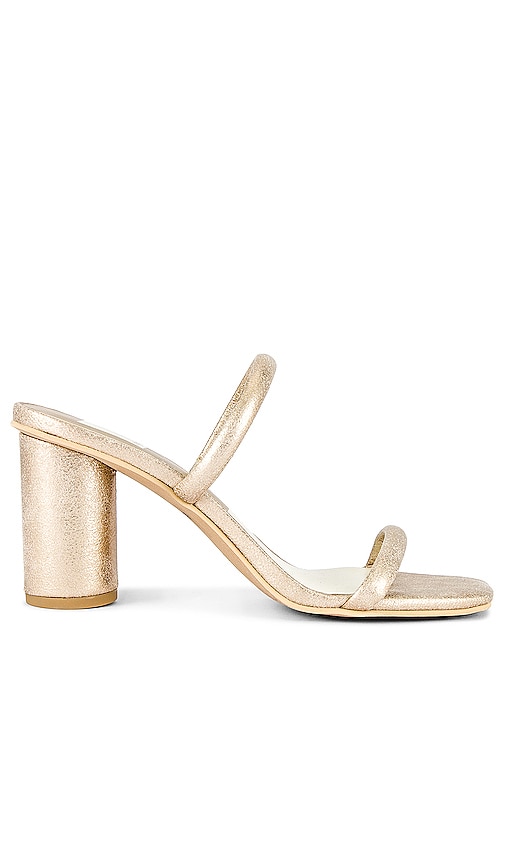Dolce Vita Women's Noles Strappy Round-heel Sandals In Dark Gold