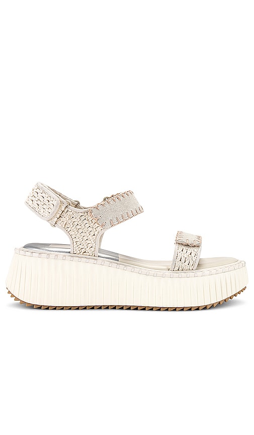 Dolce Vita Debra Sandal in Ivory Suede