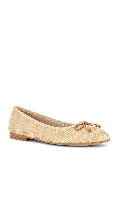 Shop Dolce Vita Cacy Flat In Natural